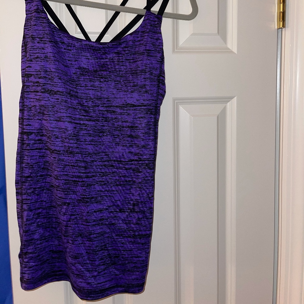 Purple Athletic Tank Top